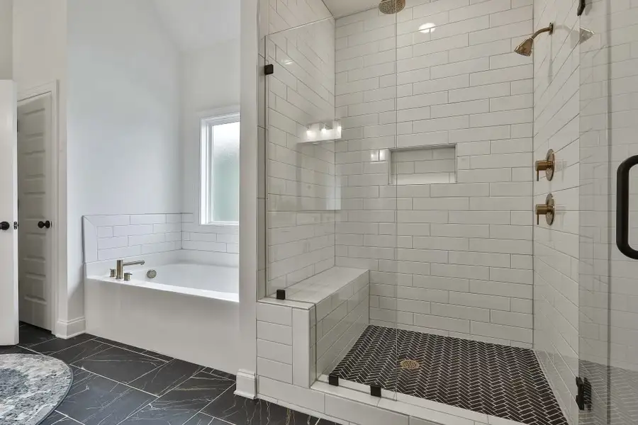 Furnished interior in a model home at Highgate in Newnan (Image 6).