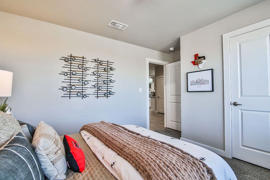 Furnished interior in a model home at Viridian in Lubbock (Image 7).