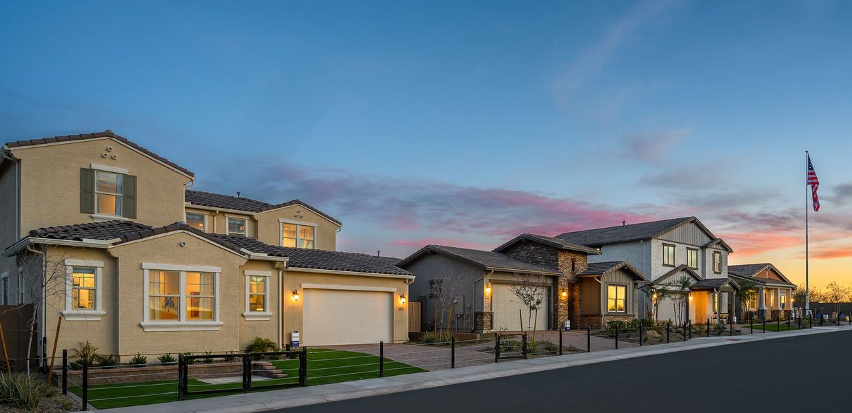 Model Home Streetscape