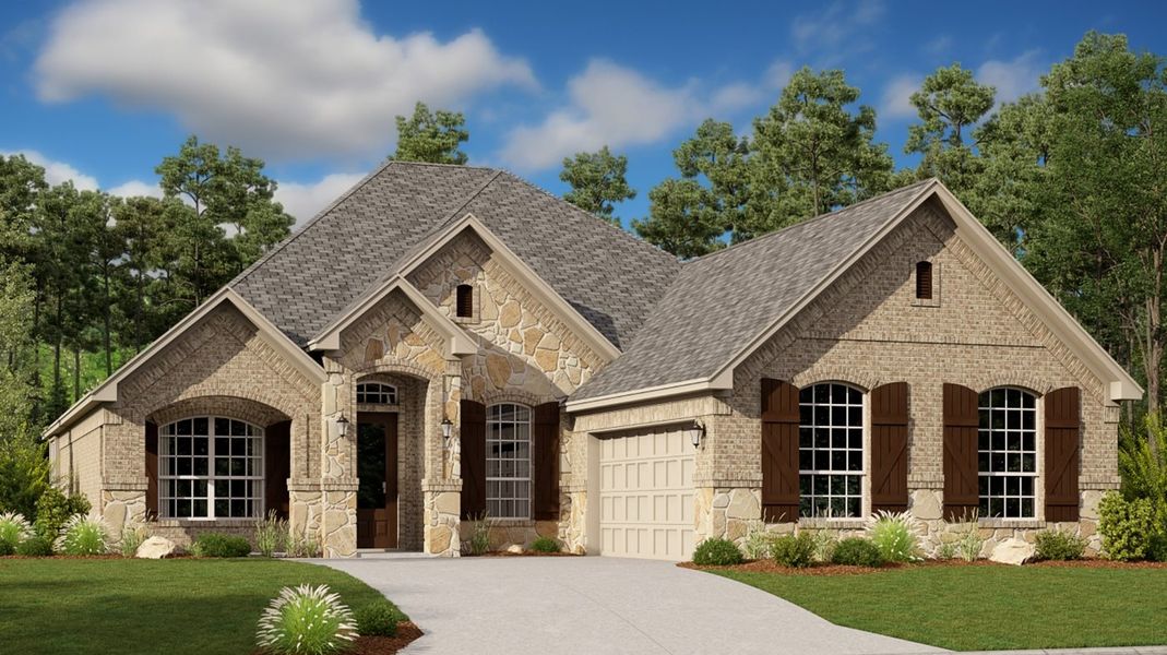 Image 4 of the Caraway: Vista Collection community in Haslet, TX.
