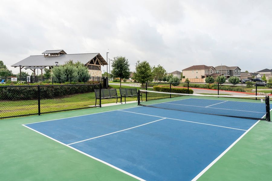 Community pickleball court