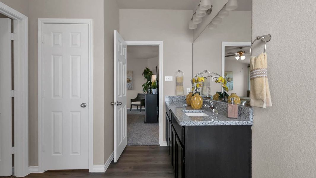 Furnished interior in a model home at Warrior's Legacy in Nolanville (Image 25). Furnished interior in a model home at Warrior's Legacy in Nolanville (Image 25).