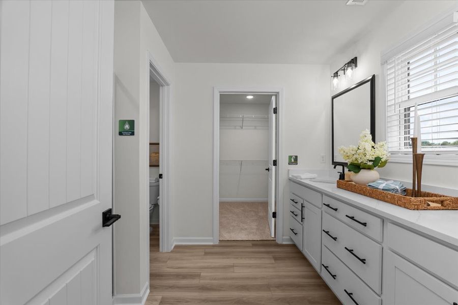 Furnished interior in a model home at Southbridge in Sumter (Image 35).