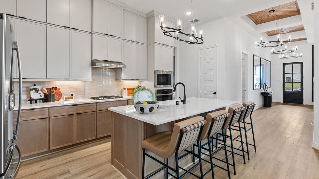 Furnished interior in a model home at Aldeana in Bonney (Image 20).