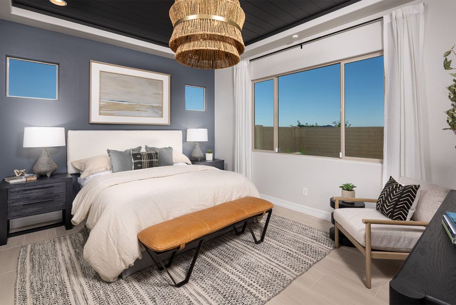 Furnished interior in a model home at Verdin Discovery Collection in Phoenix (Image 7).