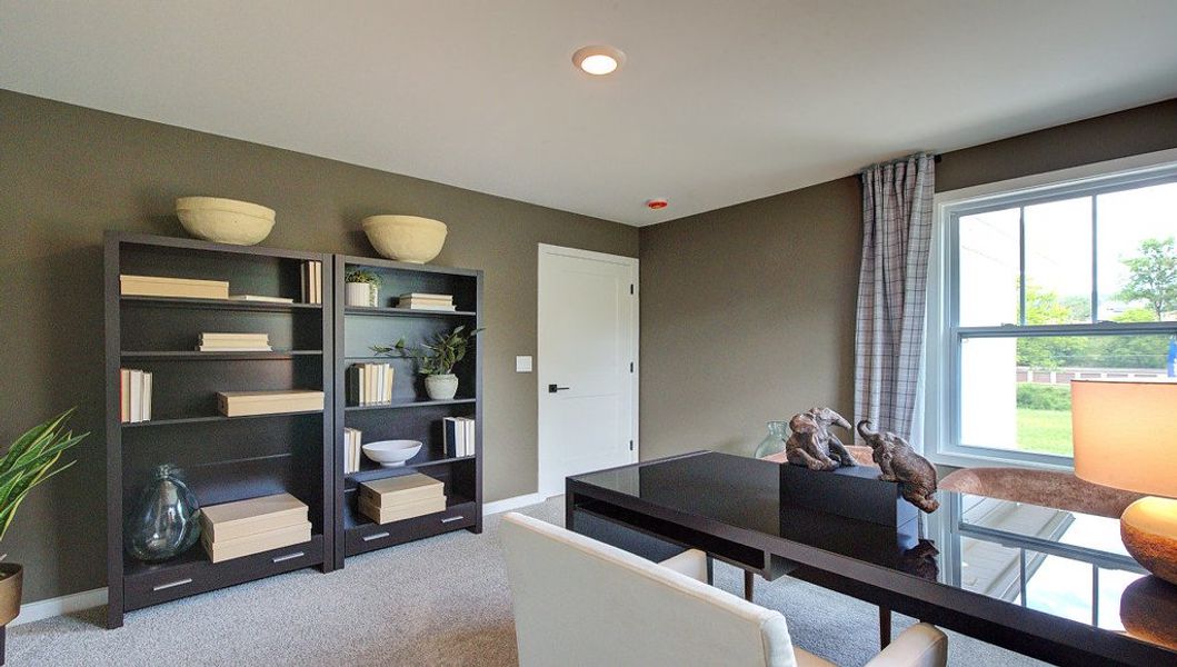 Furnished interior in a model home at Pleasant Grove in Weaverville (Image 29).