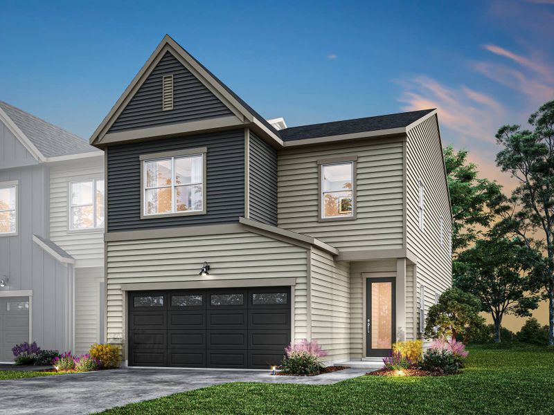 Front exterior of a home in the Summit At Homestead community, located in Chapel Hill, NC (Image 15).