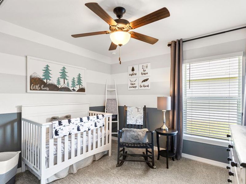 Secondary bedrooms provide space for everyone in your household - Parker model home in Parrish, FL