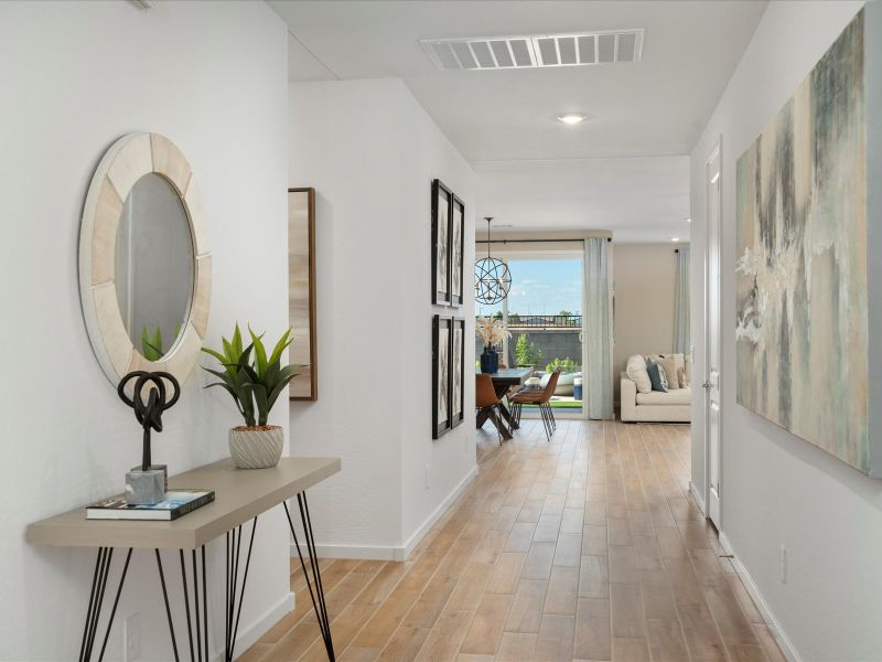 Foyer in Lark Floorplan at Silva Farms