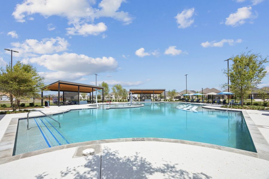 Enjoy summer days at the community pool.