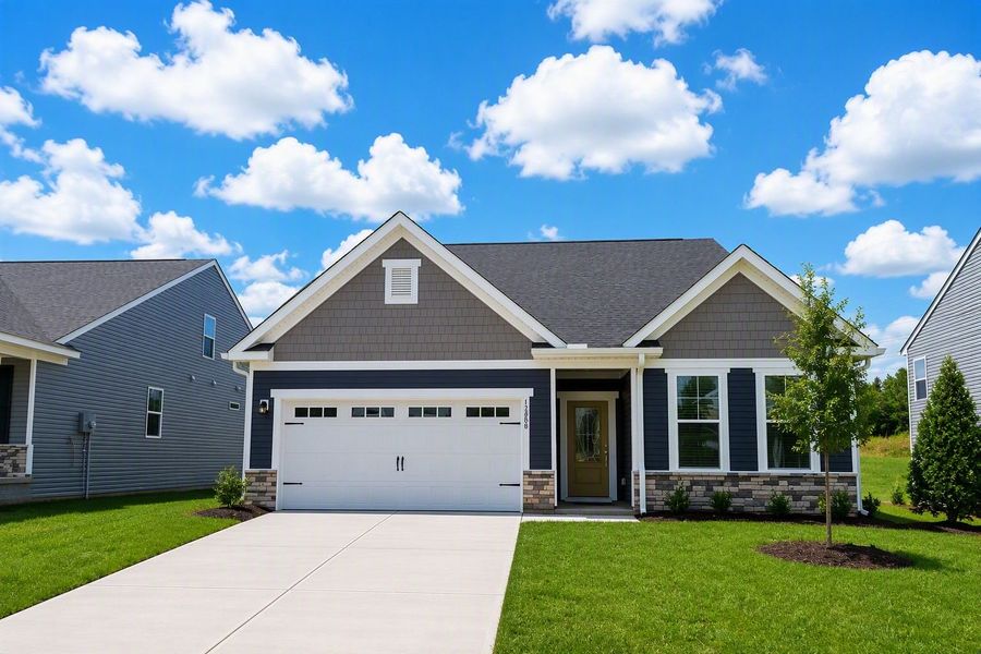 Front exterior of a home in the Orchid Ridge at The Hive community, located in North Augusta, SC (Image 15).