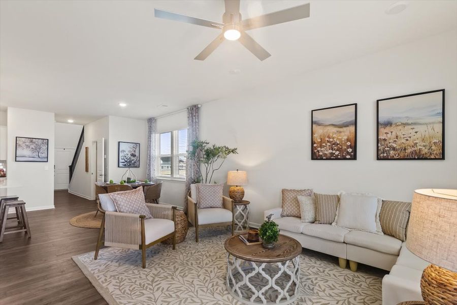 Furnished interior in a model home at Halton Oaks in Spartanburg (Image 13). Furnished interior in a model home at Halton Oaks in Spartanburg (Image 13).