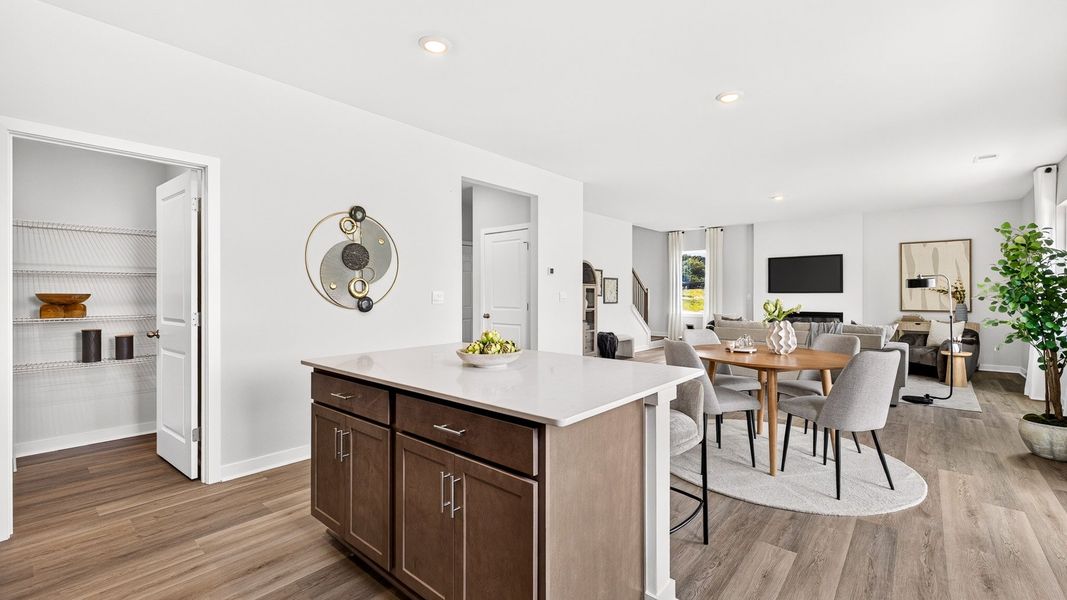 Furnished interior in a model home at Logan Farms in Mooresville (Image 10).