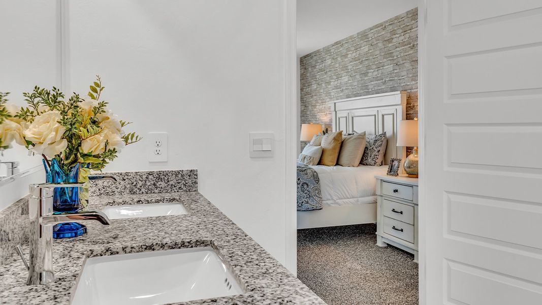 Furnished interior in a model home at Blackhawk in Tucson (Image 36).