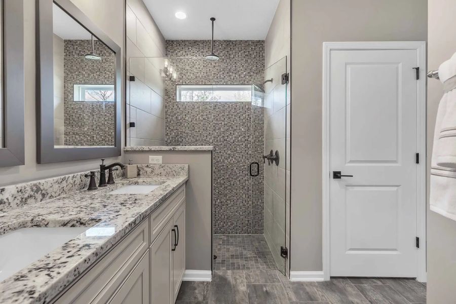 Furnished interior in a model home at Wilford Preserve 50' in Orange Park (Image 6).