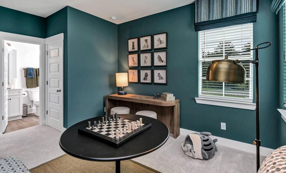 Furnished interior in a model home at Ferry Grove in Lexington (Image 15).