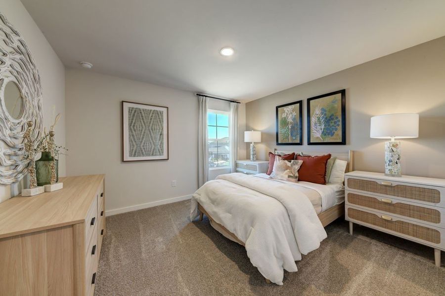 Furnished interior in a model home at Hickory Ridge in Elmendorf (Image 40).