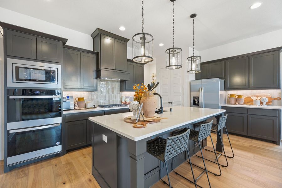 Furnished interior in a model home at Anna Town Square in Anna (Image 5).