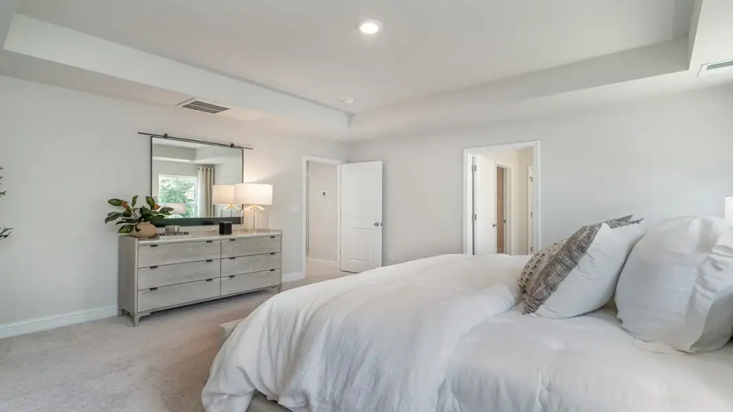 Furnished interior in a model home at Lorick Valley in Blythewood (Image 7).