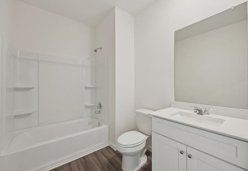 Furnished interior in a model home at Vista Walk in Dade City (Image 15).