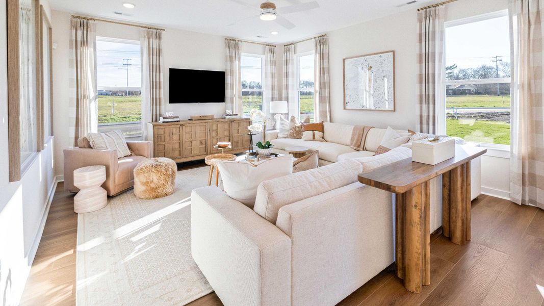 Furnished interior in a model home at Bearwood Classics in Mount Pleasant (Image 22).