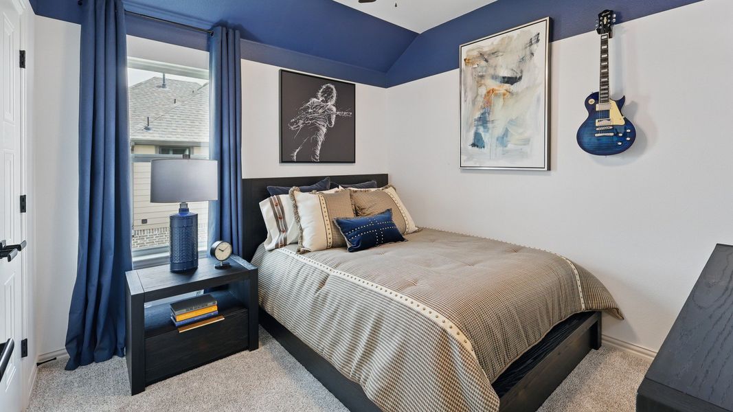 Furnished interior in a model home at Westridge Journey in McKinney (Image 41).