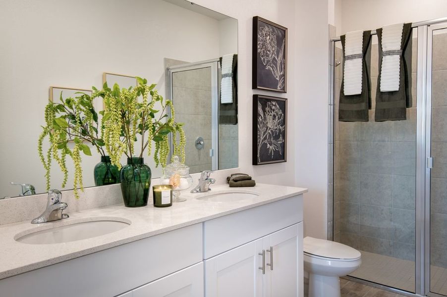 Furnished interior in a model home at Leela Reserve Single Family in Tavares (Image 32). Furnished interior in a model home at Leela Reserve Single Family in Tavares (Image 32).