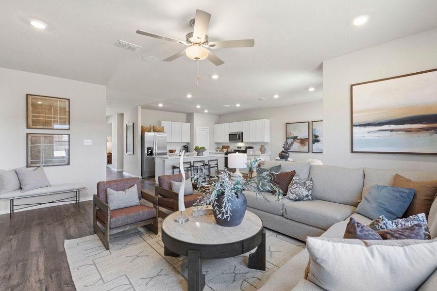 Furnished interior in a model home at Heartland in Heartland (Image 30). Furnished interior in a model home at Heartland in Heartland (Image 30).