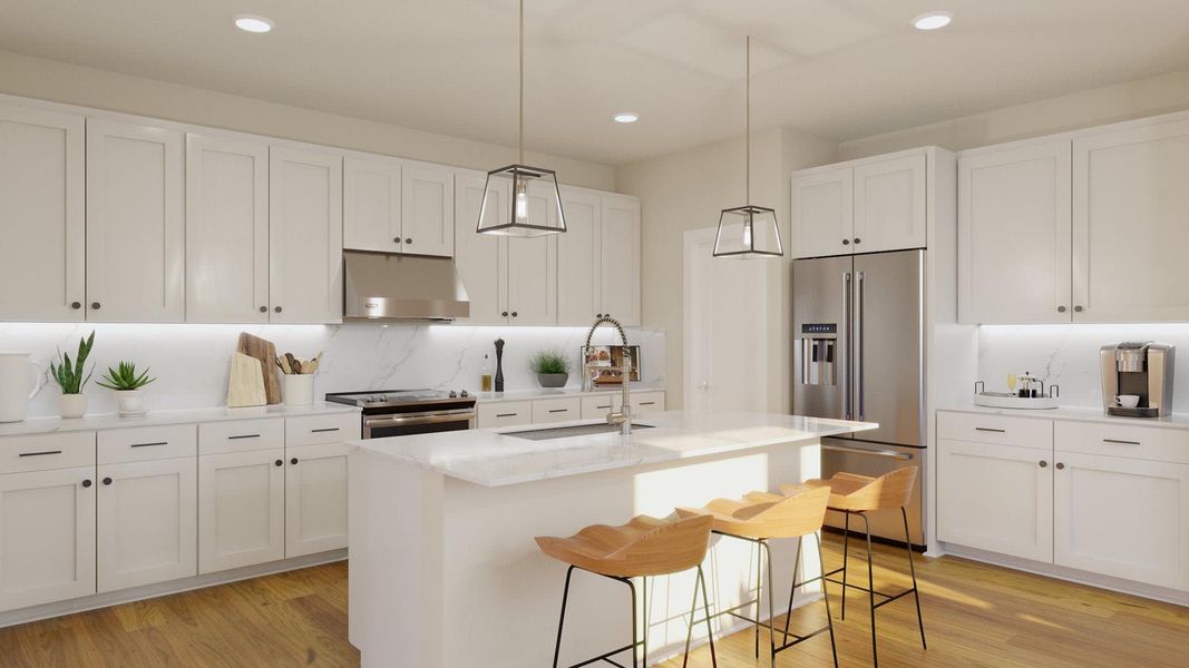 Kitchen | Addison at Lariat in Liberty Hill, TX by Landsea Homes