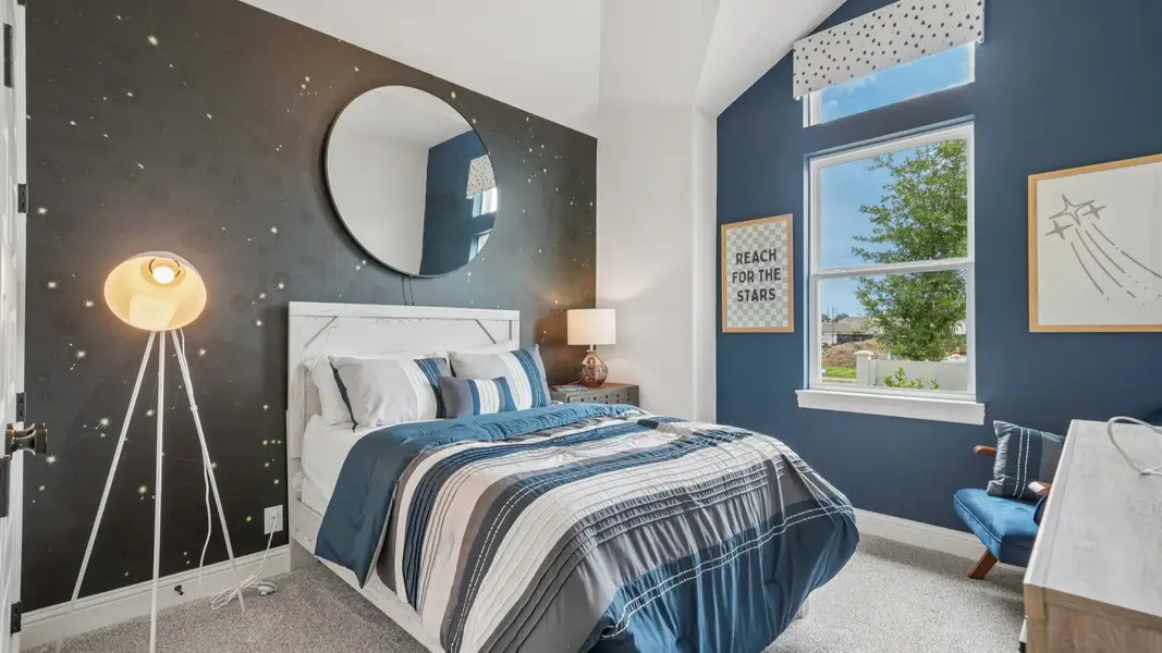 Secondary bedroom located at the front of the home with bright natural light and comfortable layout Secondary bedroom located at the front of the home with bright natural light and comfortable layout