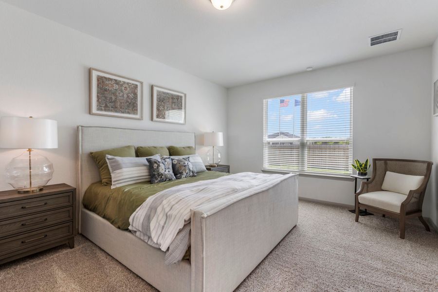 Furnished interior in a model home at Caddo Woods at the Brooks in Tyler (Image 4).