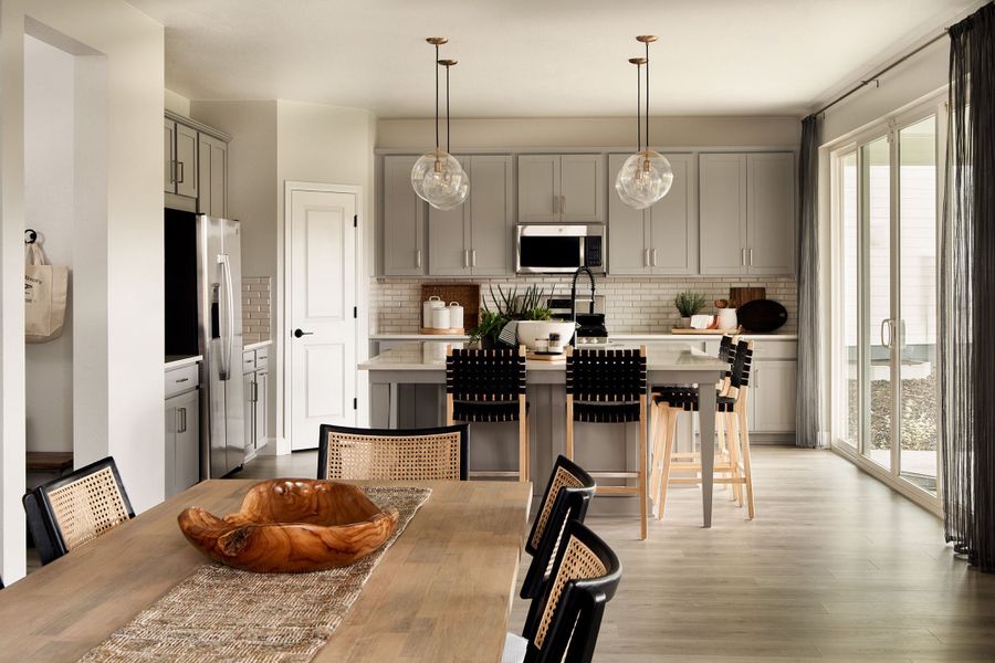 Furnished interior in a model home at The Enclave at Macanta - Destination Collection in Castle Rock (Image 4).