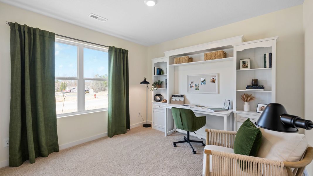 Furnished interior in a model home at The Preserve at Davis Place in Athens (Image 5). Furnished interior in a model home at The Preserve at Davis Place in Athens (Image 5).