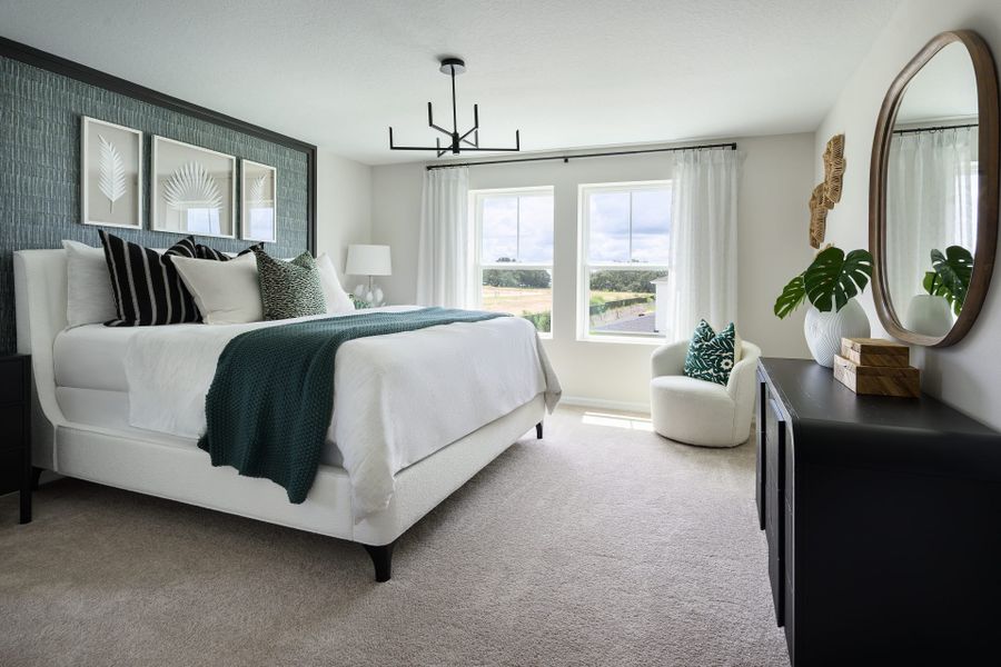 Furnished interior in a model home at Wynnstone in Davenport (Image 11).