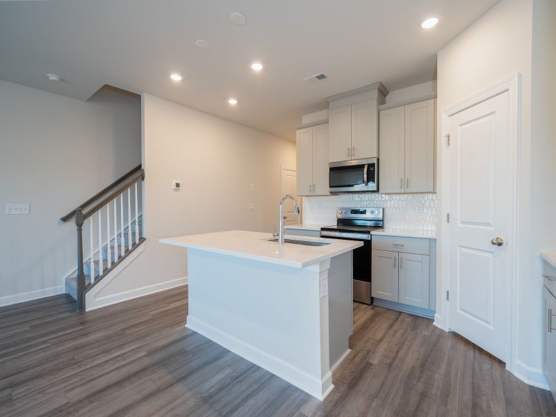 Skip takeout and cook dinner in the well-appointed kitchen.