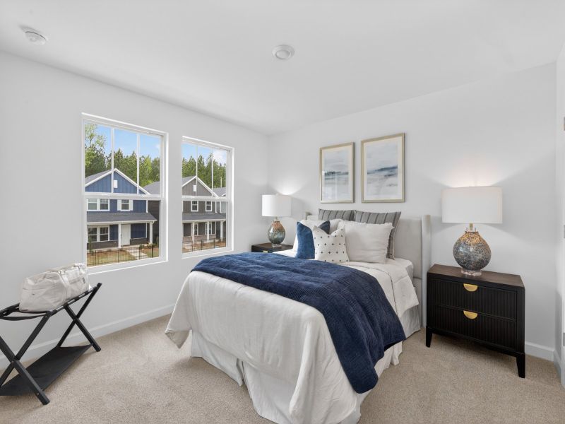 Furnished interior in a model home at Nolen Farm in Gastonia (Image 14).