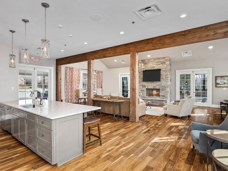 Furnished interior in a model home at Carellton in Gallatin (Image 8).