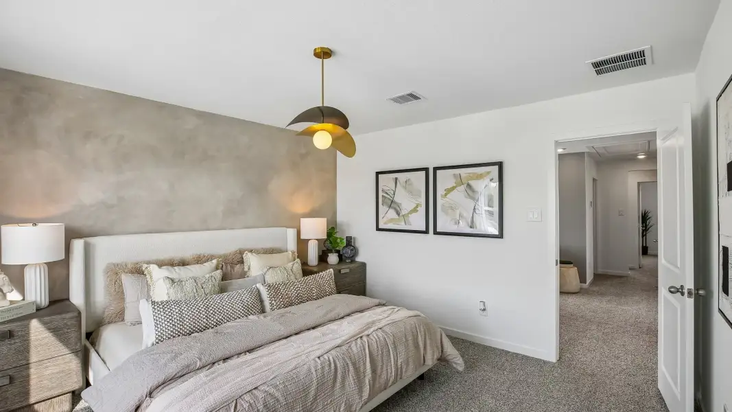 Furnished interior in a model home at Palmi in Houston (Image 11). Furnished interior in a model home at Palmi in Houston (Image 11).