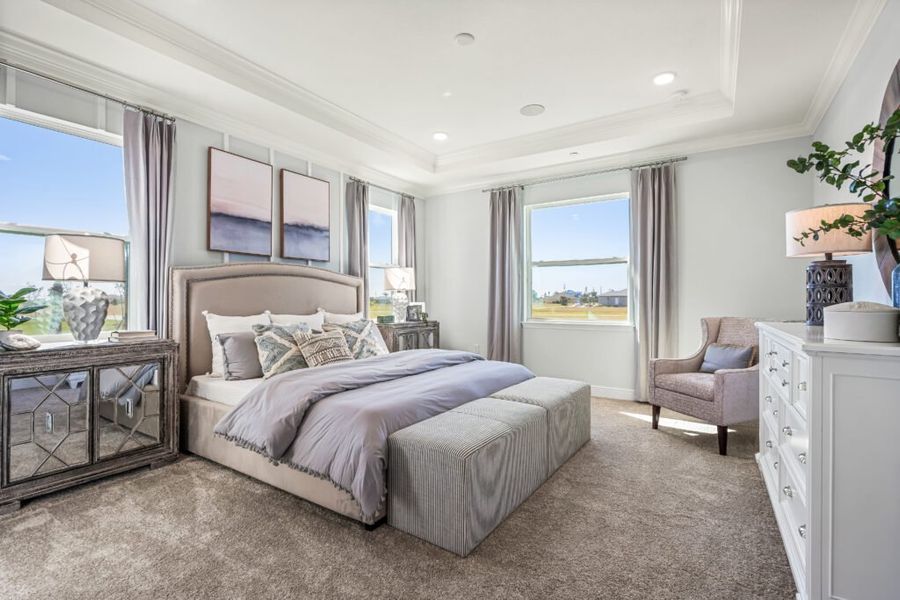 Furnished interior in a model home at Cape Coral in Cape Coral (Image 3).