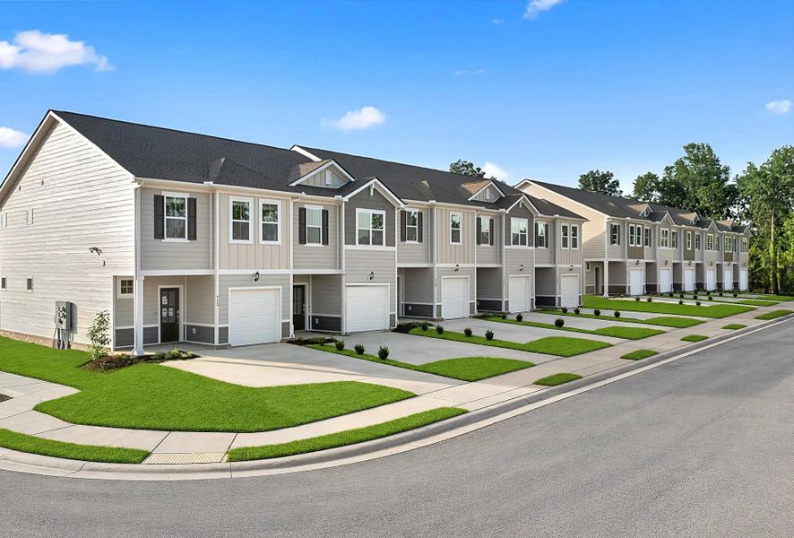 Gwynne Farms neighborhood streetscape