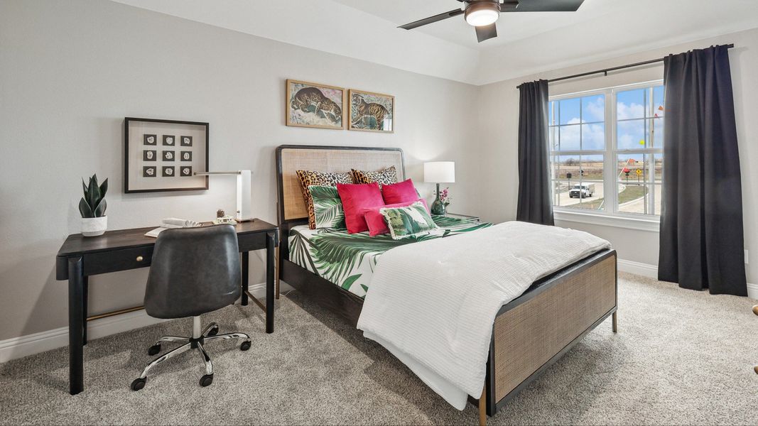 Furnished interior in a model home at Green Meadows Classic in Celina (Image 32).