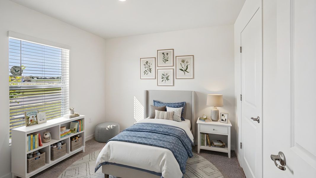 Furnished interior in a model home at Campbell Crossing in Port Orange (Image 19).