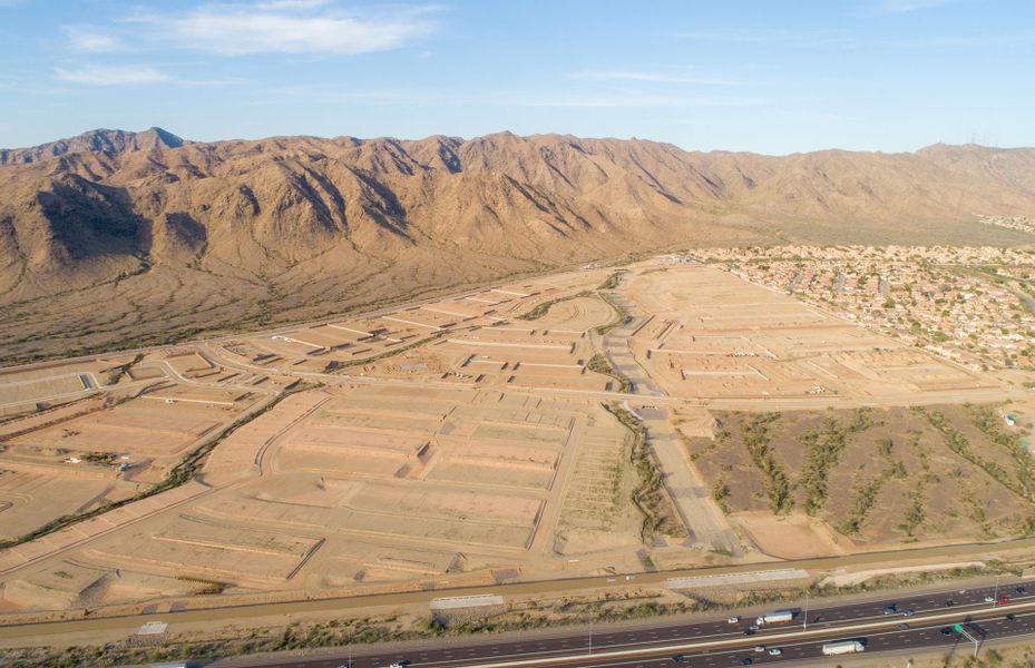 Site preparation and early development at Upper Canyon in Phoenix, AZ (Image 35).