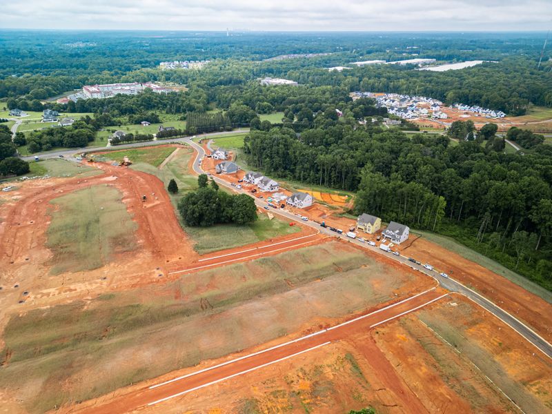 Site preparation and early development at Preserve at Mayes Meadow in Cornelius, NC (Image 18).