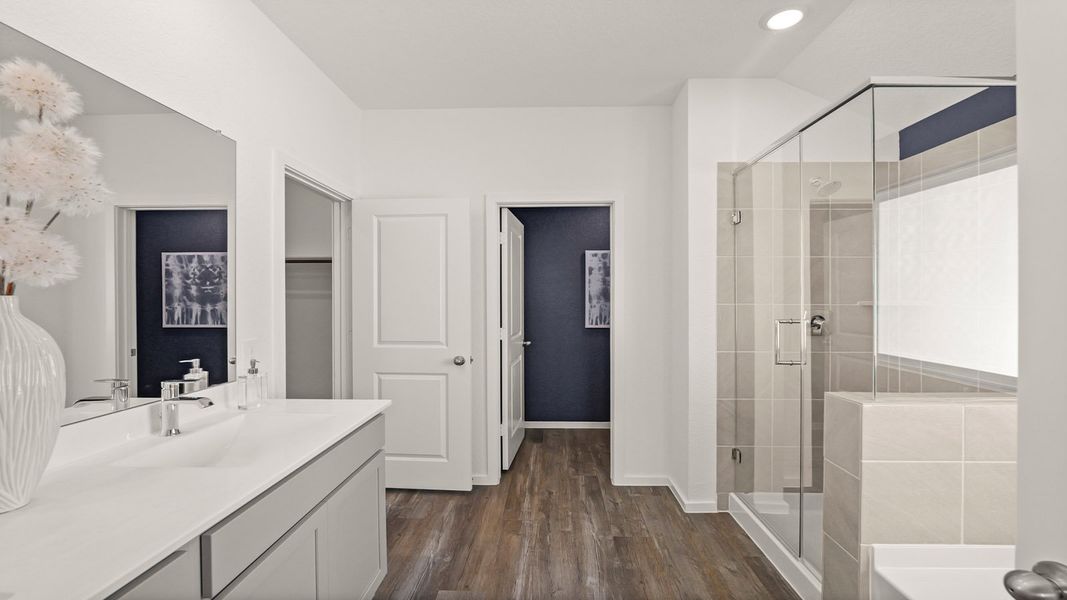 Furnished interior in a model home at Medina in Dayton (Image 23).