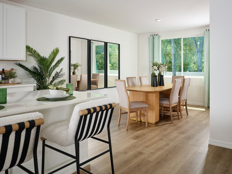 Furnished interior in a model home at Pine Ridge Meadows in Hudson (Image 3). Furnished interior in a model home at Pine Ridge Meadows in Hudson (Image 3).