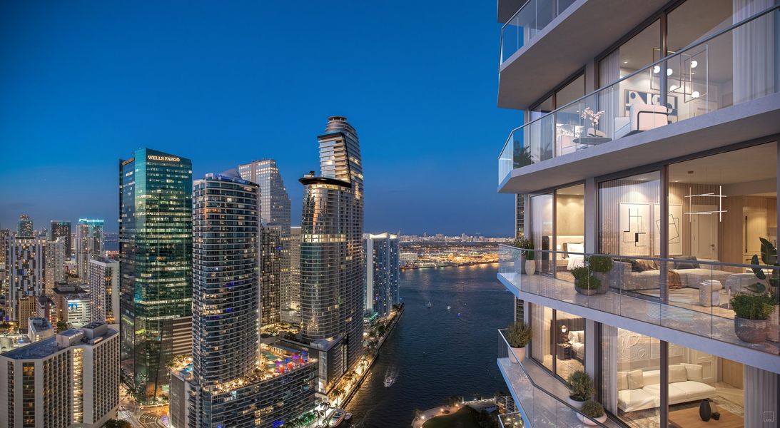 Front exterior of a home in the Viceroy Brickell Residences Miami community, located in Miami, FL (Image 18).