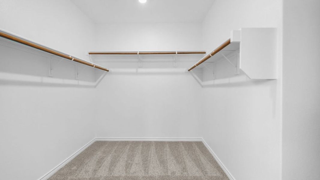 Furnished interior in a model home at The Landing at Hidden Lakes in McKinney (Image 24).