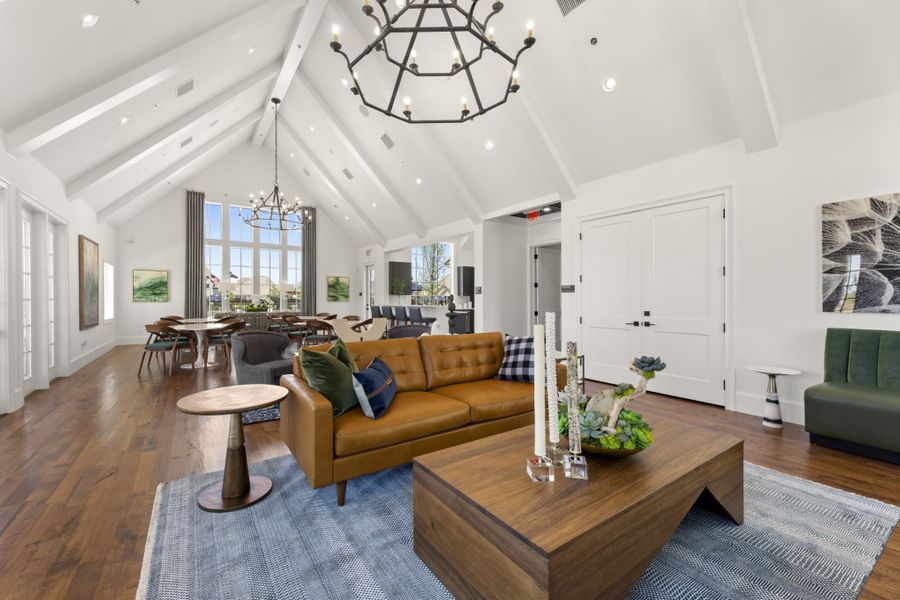 Furnished interior in a model home at Cambridge Crossing in Celina (Image 6).