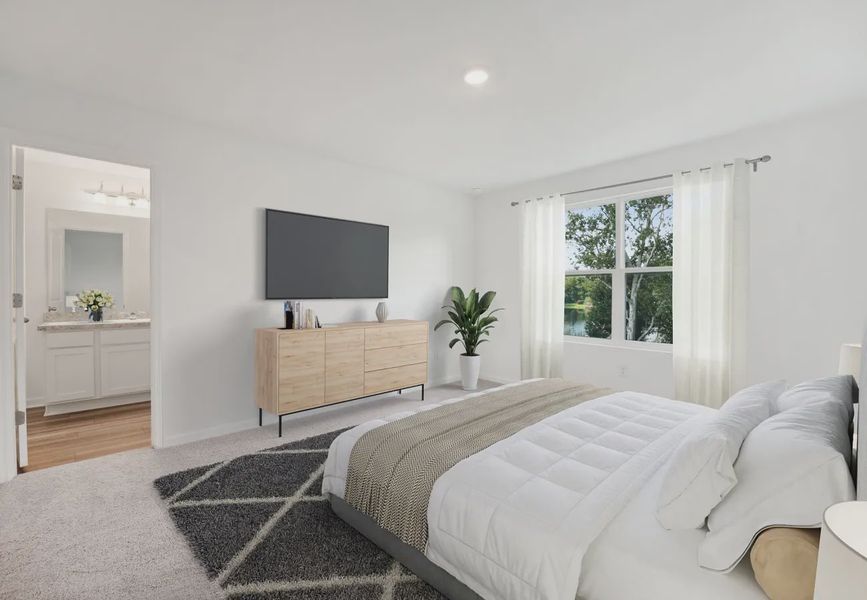 Furnished interior in a model home at Halstead in Moncks Corner (Image 6).